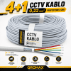 4+1 2x0.22 Folyolu Lüks Cctv Kamera Kablosu 100 Metre