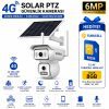 6MP Solar PTZ Çift Lensli 4G SIM Kartlı Kablosuz Güvenlik Kamerası + 12 Ay Turkcell Hat Hediye 4G_QR_S2