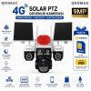 9MP Çift Panelli 3 Lensli 4G SIM Kartlı Solar PTZ Güvenlik Kamerası + 12 Ay Turkcell Hat Hediye 4G_QR_S3
